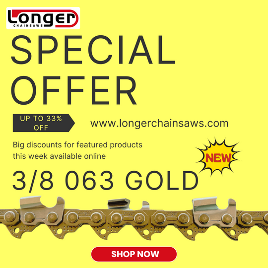 Gold Saw Chain 3/8 063 Pitch Special