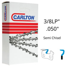 Load image into Gallery viewer, Carlton Saw Chain 3/8LP&quot; Pitch .050