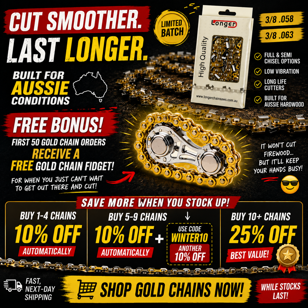 Gold Chainsaw Chain 3/8 .058 – Full & Semi Chisel | Husqvarna