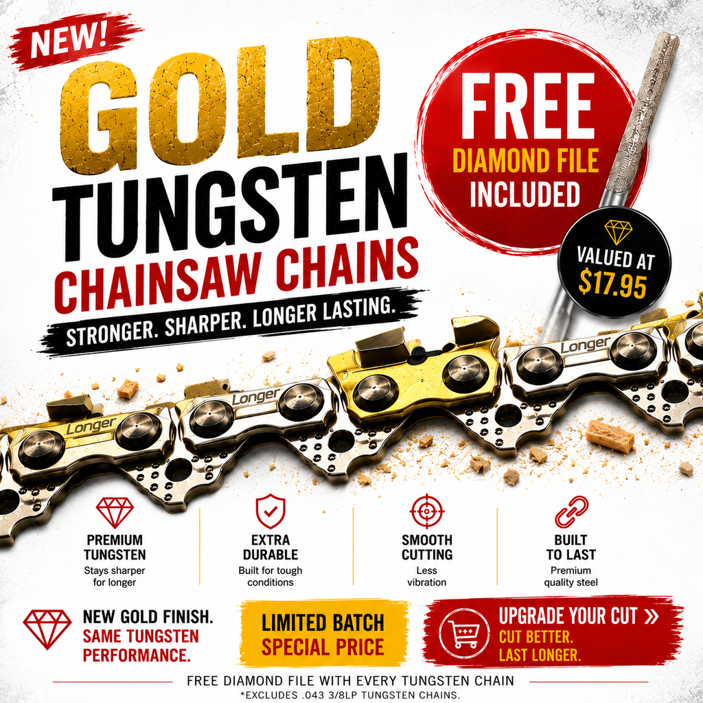GOLD Saw Chain – Tungsten Semi Chisel 325