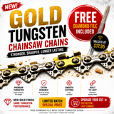 GOLD Saw Chain – Tungsten Semi Chisel 325