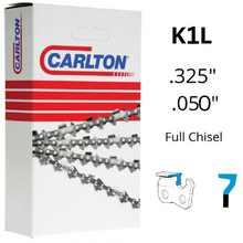 Load image into Gallery viewer, Carlton Full Chisel Saw Chain 325&quot; Pitch