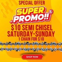 Load image into Gallery viewer, $10 Semi Chisel Saturday-Sunday Saw Chain 3/8LP 325 3/8